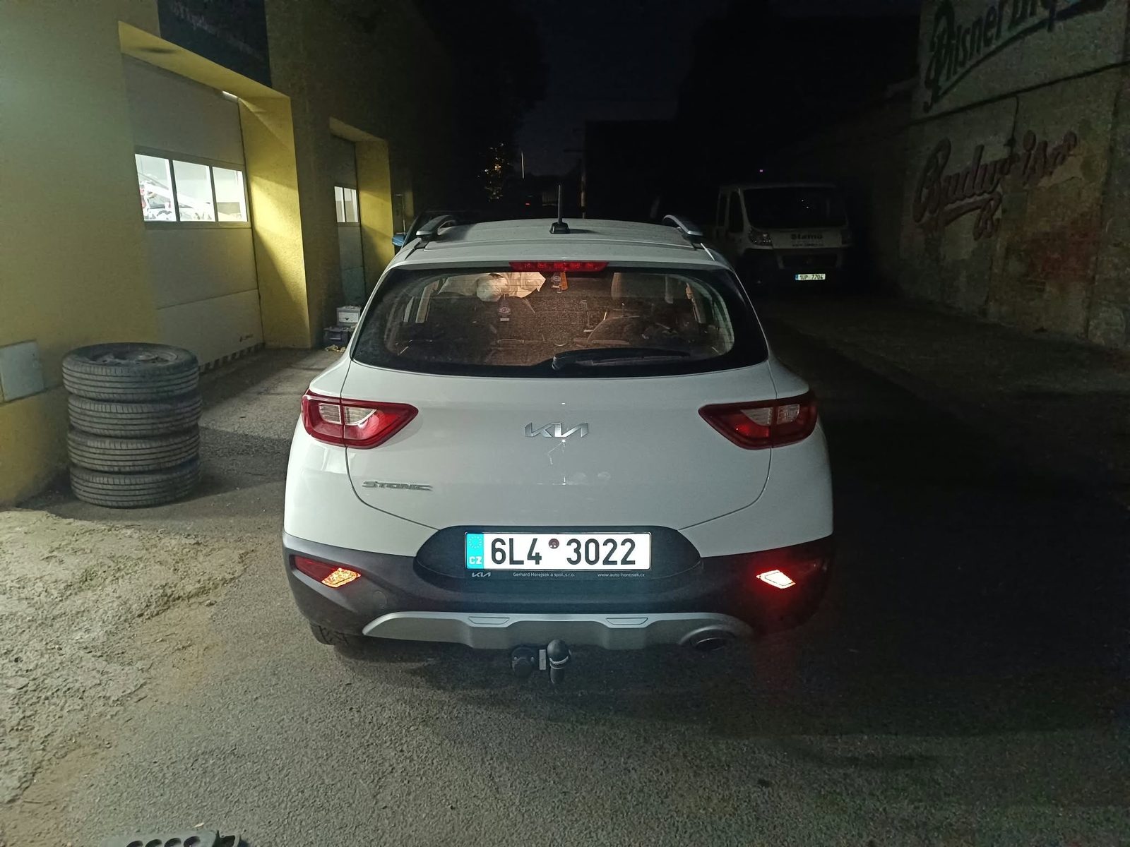 Opravená Kia Stonic po dokončení opravy